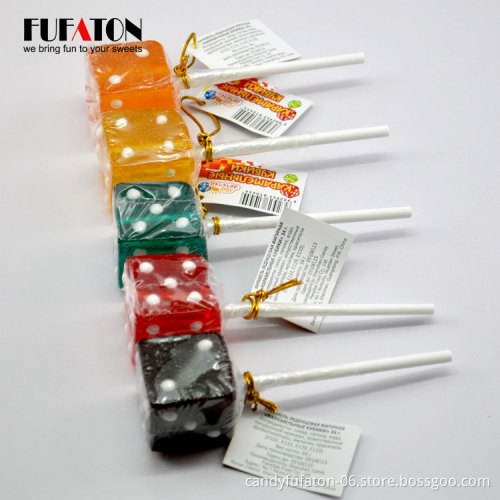 Hand Decorated Dice Lollipop for Wholesale